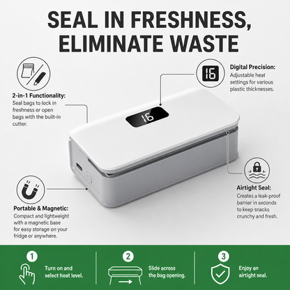 Portable 2-in-1 Bag Sealer
