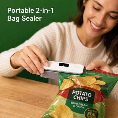 Portable 2-in-1 Bag Sealer